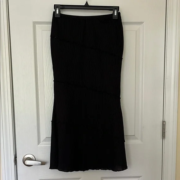 Black Pleated Skirt - Picture 1 of 5
